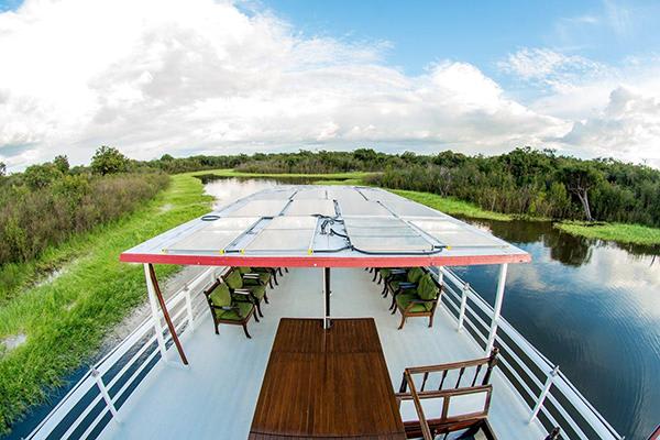 Tucano's 5-Day Cruise Itinerary Day Two - Top Deck Views.