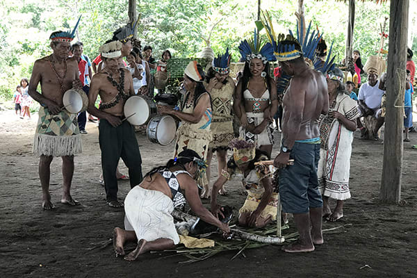 Amazon Dream's 10-Day Amazon & Tapajos Rivers Cruise Itinerary Day Three - Indigenous Village. 