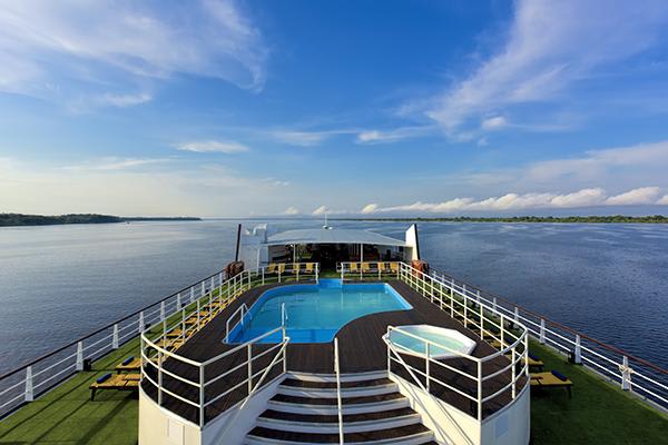 Iberostar's 5-Day Cruise Itinerary Day Three - Top Deck Views.