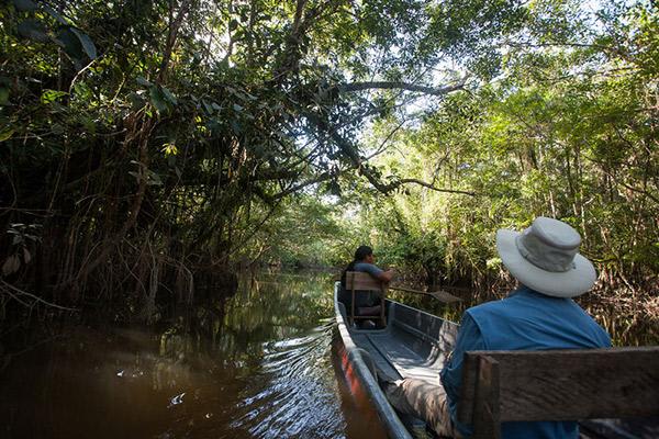 Manatee Amazon's 8-Day Itinerary Day Three - Kayaking on the Amazon River.
