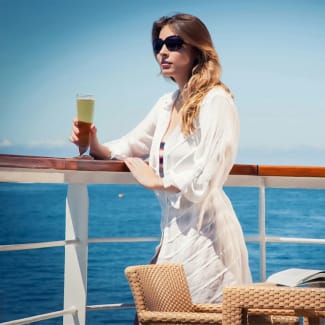 A Drink aboard La Pinta Galapagos
