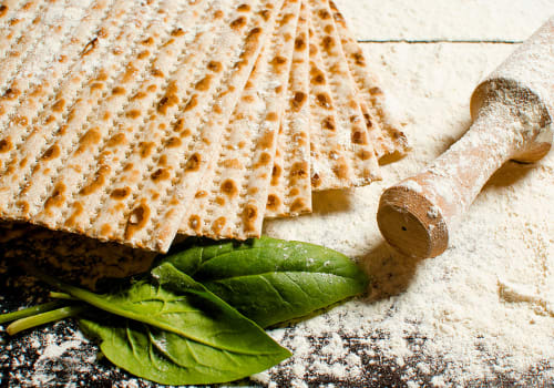 Traditional Jewish Kosher Matzo For Easter Pesah
