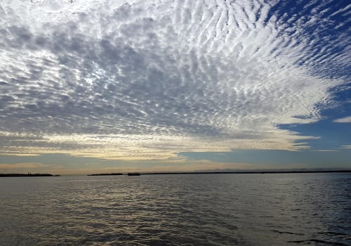 Cumulus clouds, Rio Negro, Manaus