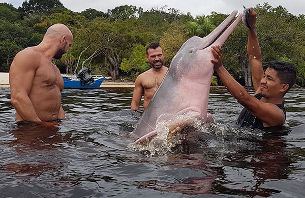 Iara's 5-Day Charter Cruise Day Two - Swimming with Pink Dolphins.